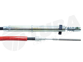 CABLES FRENO DE MANO PESADOS MERCEDES BENZ LN710/LO814 ENTRE EJES 4250 MM - FRENO DELANTERO IZQUIERDO - LARGO 3130 MM_