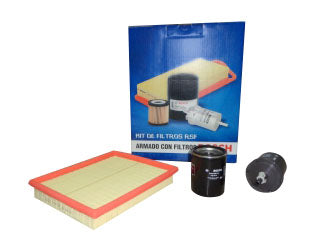 KIT FILTROS FIAT IDEA 1.4 8V FIRE 07/../PALIO/STRADA/SIENA 1.0/1.3/1.6 00/.._