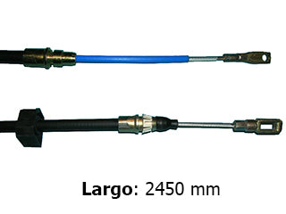 CABLES FRENO DE MANO LIVIANOS MERCEDES BENZ SPRINTER 313 CDI-413 CDI / VW LT28-35-46 ../12 CHASIS 4025MM-TRAMO DELANTERO-L:2450MM