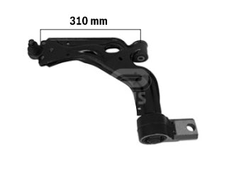 PARRILLAS DE SUSPENSION FORD KA 08/14 DELANTERA INFERIOR DERECHA CON ROTULA_