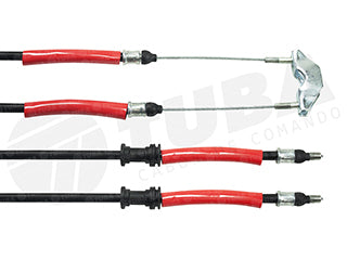 CABLES FRENO DE MANO LIVIANOS CHEVROLET MERIVA TRASEIRO - FREIO A DISCO - COM ABS 03... // OEM 93303459