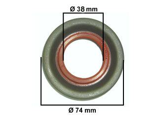RETENES DIFERENCIAL Y CAJA LIVIANOS TOYOTA HILUX 2.8 JAPONES RETEN PINON 38.00X74.00X9.00 MM - GIRO H_