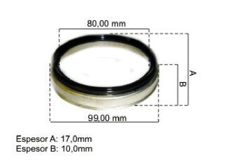 RETENES DE RUEDA LIVIANOS TOYOTA HILUX 05/.. RUEDA DELANTERA EXTERIOR 96.00X11.00/18.00 - A 336-L_
