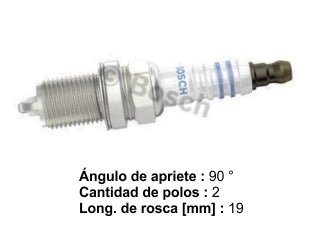 BUJIAS DE ENCENDIDO FIAT PALIO/SIENA 1.6 / CHEVROLET CORSA 1.6/ASTRA 1.8-2.0/VECTRA 2.0-2.2-2.4/CAPTIVA 2.4/ZAFIRA 2.0 - PACK X10