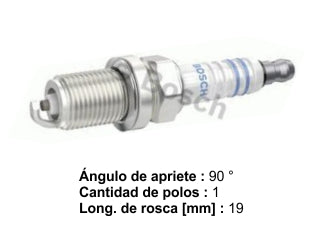 BUJIAS DE ENCENDIDO CHEVROLET/FIAT/FORD/PEUGEOT/VOLKSWAGEN - PACK X10
