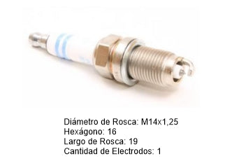 BUJIAS DE ENCENDIDO HONDA FIT 1.5 16V - PACK X10