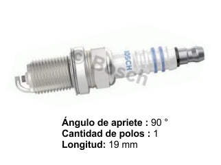 BUJIAS DE ENCENDIDO CHEVROLET/FIAT/FORD/PEUGEOT/VOLKSWAGEN - PACK X10