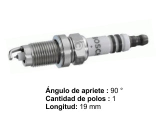 BUJIAS DE ENCENDIDO VOLKSWAGEN BORA 1.8 PLATINO - PACK X10