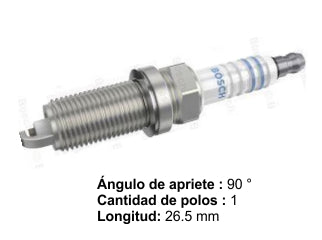 BUJIAS DE ENCENDIDO PEUGEOT 206 1.6 16V/206 RC 2.0 16V/208/301/307/308/408/PARTNER / CITROEN C3/C4/C-ELYSEE 1.6 16V - PACK X10