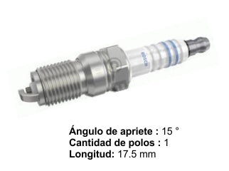 BUJIAS DE ENCENDIDO FORD FALCON/F100 3.6 MAX ECONO / RENAULT 21 2.2 / MERCEDES BENZ 190E 1.8 M102910 - PACK X10