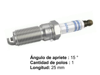 BUJIAS DE ENCENDIDO FORD ECOSPORT/FIESTA/FOCUS/MONDEO 1.6 8V-1.6 16V-1.8 16V - PACK X10