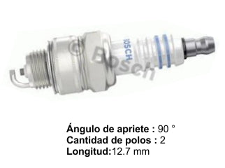BUJIAS DE ENCENDIDO FIAT 600 / RENAULT 12 / 6 / 4 / CITROEN 3CV / AMI 8 - PACK X10