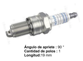 BUJIAS DE ENCENDIDO FIAT 128/147 / RENAULT 9/11/12/18/19 / VOLKSWAGEN GOL/SAVEIRO/GACEL/SENDA / CHEVROLET CHEVY/400 - PACK X10