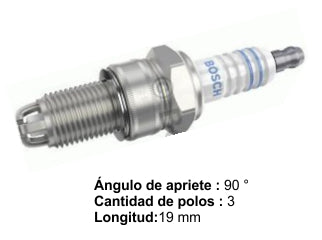 BUJIAS DE ENCENDIDO VOLKSWAGEN GOL/POLO 1.6/1.8 - PACK X10