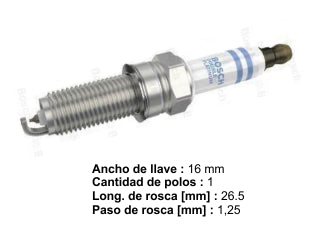 BUJIAS DE ENCENDIDO MERCEDES BENZ CLASE C 1.8-2.5-3.0-3.5/SLK 1.8-3.0-3.5 / HYUNDAI I10 1.2 16V 08/.. - PACK X10