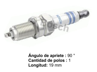 BUJIAS DE ENCENDIDO FIAT PALIO/SIENA/GRAND SIENA/STRADA/DOBLO/QUBO/500 1.4 EVO - PACK X10