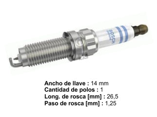 BUJIAS DE ENCENDIDO PEUGEOT 208/308/2008/3008/5008 / CITROEN DS3/DS4/DS5 / MINI COOPER 1.6 THP - PACK X10