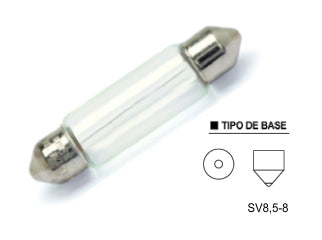 LAMPARAS DE CAMIONES INCANDESCENTES LAMPARA PATENTE/SITUACION/INTERIOR 24V 5W SV8.5-8 - PACK X10