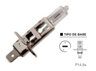 LAMPARAS DE CAMIONES HALOGENAS LAMPARA ALTA Y BAJA/ANTINIEBLA DELANTERO - 24V 70W P14.5S - TRUCKLIGHT - PACK X10