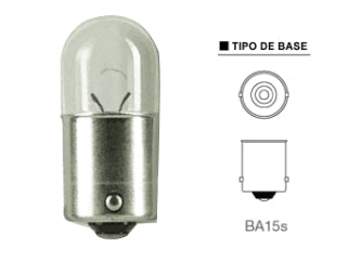 LAMPARAS DE CAMIONES INCANDESCENTES LAMPARA POSICION TRASERA/INTERMITENTE LATERAL/PATENTE/SITUACION - 24V 10W BA15S - PACK X10