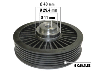 TENSORES ACCESORIOS FORD RANGER 3.0 SIN A/C MOTOR INTERNACIONAL_