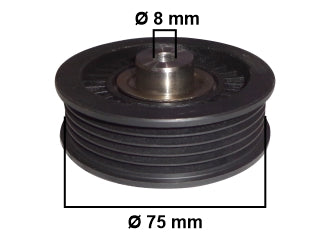 TENSORES ACCESORIOS CHEVROLET CORSA/CELTA/AGILE/MONTANA/PRISMA 1.4 8V CON DH-SIN AA 8X74.5X19MM - 5PK_