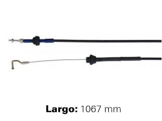 CABLES DE ACELERADOR LIVIANOS VOLKSWAGEN GOL/GACEL/SAVEIRO 1.6 CHT 89/93 LARGO 1067 MM_