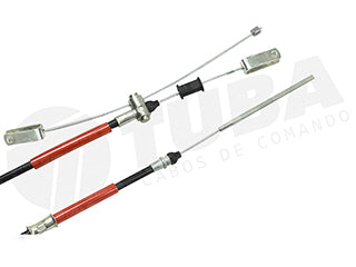 CABLES FRENO DE MANO LIVIANOS TOYOTA HILUX 4X4 97/01 FRENO TRASERO ENTRE RUEDAS - LARGO 2220 MM_