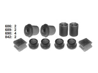 KIT BUJES SUSPENSION COMPLETO PEUGEOT 504/ 404