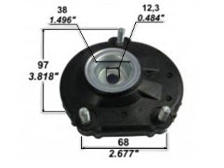 CAZOLETAS DE SUSPENSION FIAT PUNTO/LINEA CAZOLETA DE SUSPENSION DELANTERA IZQUIERDA SIN RODAMIENTO_