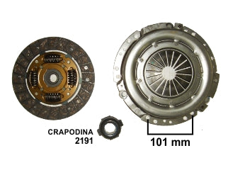 KIT DE EMBRAGUES LIVIANOS RENAULT R11/R12/R18/R19/R9/CLIO MOTOR 1.4/1.6 DIAMETRO: 200 MM/26 ESTRIAS/CRAPODINA 2191_