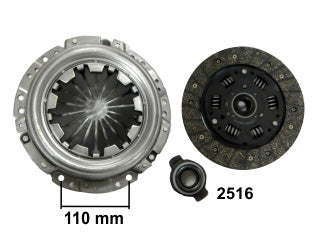 KIT DE EMBRAGUES LIVIANOS PEUGEOT PARTNER/306/405/205/CITROEN BERLINGO/ZX 1.9 D DIAMETRO: 200 MM / 18 ESTRIAS/CRAPODINA 2516_