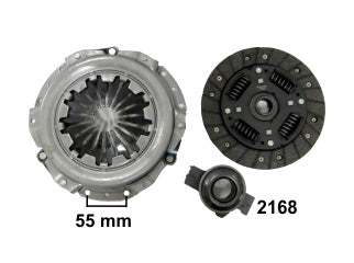 KIT DE EMBRAGUES LIVIANOS FIAT 147/UNO/DUNA/FIORINO MOTOR TIPO 1.4  DIAMETRO: 180 MM / 20 ESTRIAS CON CRAPODINA 2168_
