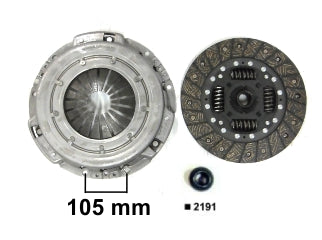 KIT DE EMBRAGUES LIVIANOS RENAULT R11/R12/R18/R19/R9/CLIO MOTOR 1.4/1.6 DIAMETRO: 200 MM/26 ESTRIAS/CRAPODINA 2191_