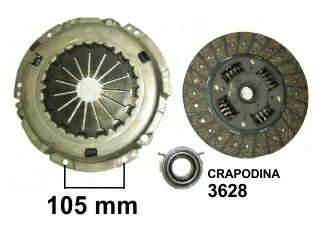 KIT DE EMBRAGUES LIVIANOS TOYOTA HILUX/SW4 DIAMETRO: 236 MM/21 ESTRIAS CON CRAPODINA 3628_