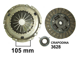KIT DE EMBRAGUES LIVIANOS TOYOTA HILUX/SW4 DIAMETRO: 236 MM/21 ESTRIAS CON CRAPODINA 3628_