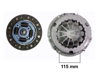 CONJUNTOS PLACA/DISCO EMBRAGUE TOYOTA ETIOS 1.5 16V 01/10 DIAMETRO: 190 MM / 19 ESTRIAS_