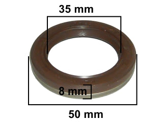 RETENES MOTOR LIVIANOS VOLKSWAGEN GOL 1.6 CHT / FORD ESCORT/FIESTA/MONDEO 1.6-1.8-2.0 ZETEC DISTRIBUCION 35X50X9 MM-GIRO H_