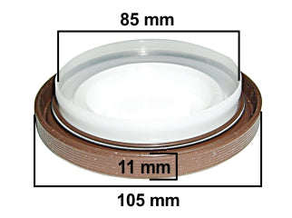 RETENES MOTOR LIVIANOS VOLKSWAGEN POLO / FORD ESCORT / SEAT CORDOBA/IBIZA/TOLEDO RETEN DE BANCADA C/COLOCADOR 85X105X11MM_