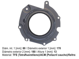 RETENES VARIOS FORD FOCUS  II LINK 1.8L - BOMBA IYECTORA
