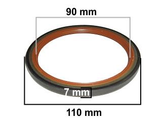 RETENES MOTOR LIVIANOS PEUGEOT 306/405/406/607/806/PARTNER/BOXER/EXPERT RETEN DE BANCADA 90X110X7MM_