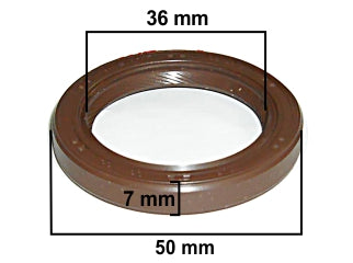 RETENES MOTOR LIVIANOS PEUGEOT 206/306/307/308/405/PARTNER / CITROEN C3/C4 NAFTA RETEN ARBOL DE LEVAS 36.00X50.00X7.00 MM_