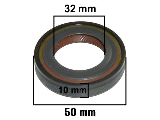 RETENES VARIOS PEUGEOT 206/306/307/PARTNER 1.6 16V-1.9 TD-2.0 HDI/BOXER 2.5-2.8 SALIDA DIFERENC DERECHA 32X50X10MM_