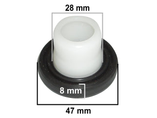 RETENES MOTOR LIVIANOS RENAULT CLIO/TWINGO 1.2 16V D4F RETEN DE ARBOL DE LEVAS 28.00X47.00X8.00 MM_