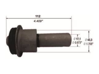 BUJES DE SUSPENSION LIVIANOS RENAULT KOLEOS / NISSAN X-TRAIL 07/.. BUJE DE CUADRO DE MOTOR 17.1X43.3X112 MM_