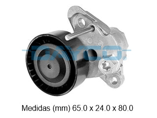TENSORES ACCESORIOS VOLKSWAGEN UP 1.0 12V-1.0 TSI/GOLF G7/SAVEIRO 1.6 16V MSI POLEA TENSORA POLY V AUTO TENSOR_