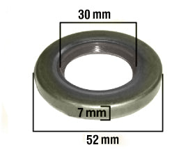 RETENES MOTOR LIVIANOS FIAT PALIO/SIENA/UNO/DUNA/128/125/147 RETEN ARBOL DE LEVAS ACM/FPM 30.00X52.00X7.00 MM - MX-R-H_