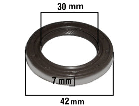 RETENES MOTOR LIVIANOS FIAT PALIO/SIENA/PUNTO/STRADA/IDEA 1.3 8V-1.4 8V FIRE RETEN ARBOL DE LEVAS 30X42X7 MM - GIRO H_