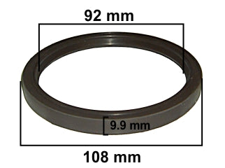 RETENES MOTOR LIVIANOS FORD SIERRA 2.3/TAUNUS 2.0-2.3 RETEN BANCADA TRASERO 92.00X108.00X9.80 MM - LX-R- GIRO AH_