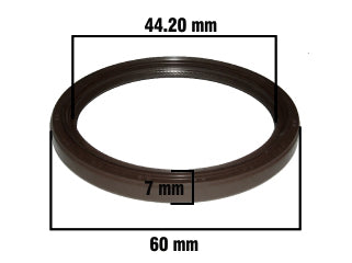 RETENES MOTOR LIVIANOS MITSUBISHI ECLIPSE/GALANT 2.0 16V DISTRIBUCION 44X60X7MM_